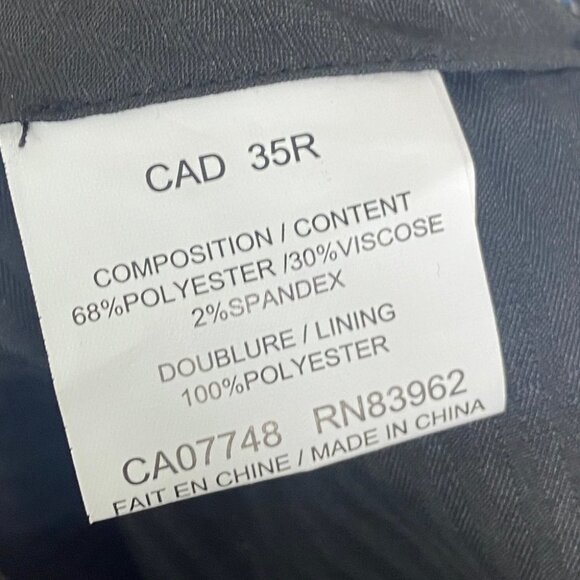 NEW Soul of London Suit Pants Size 35R Simons Formalwear Dress Pants Beige Tan - Picture 5 of 12